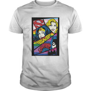 Lgbt Girl Power Comic Strip Transgender Lesbian Bisexual Women Pride Short Shirt